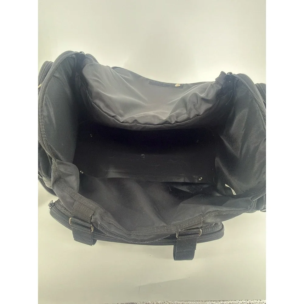 Brunswick Professional Bowling Bag Black Nylon Gold Logo Kenneth Cole Strap
